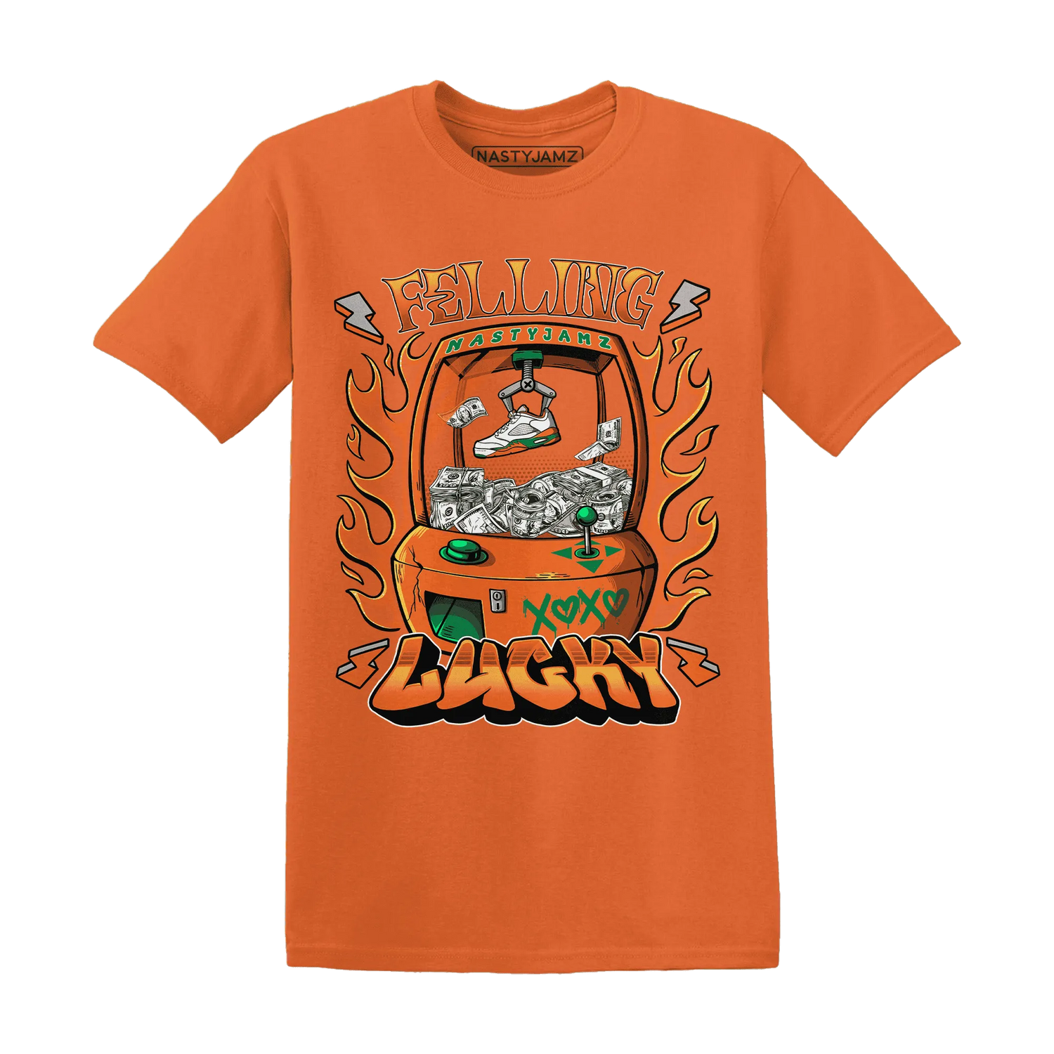 MAM-Hurricanes-5s-T-Shirt-Match-Feeling-Lucky