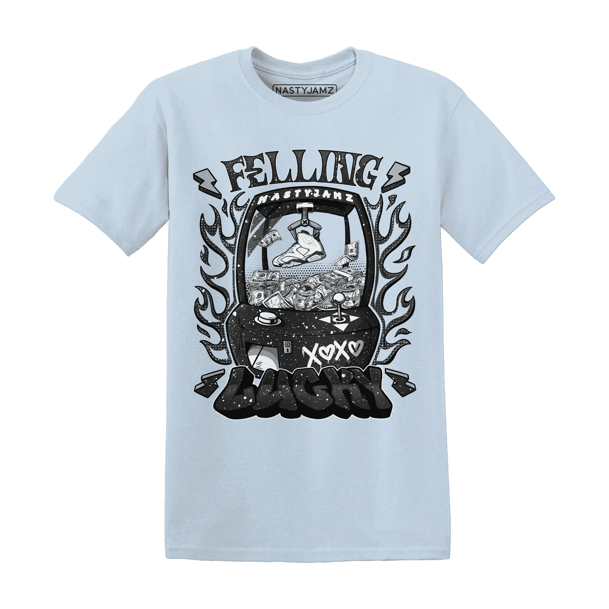 Reverse-Oreo-6s-T-Shirt-Match-Feeling-Lucky