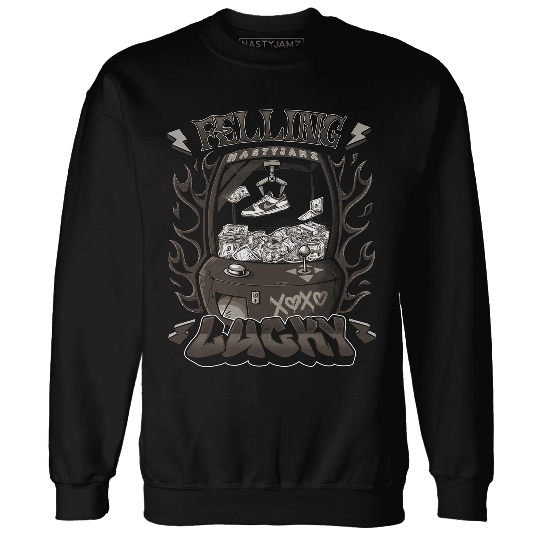 Dunk-Low-Baroque-Brown-Sweatshirt-Match-Feeling-Lucky