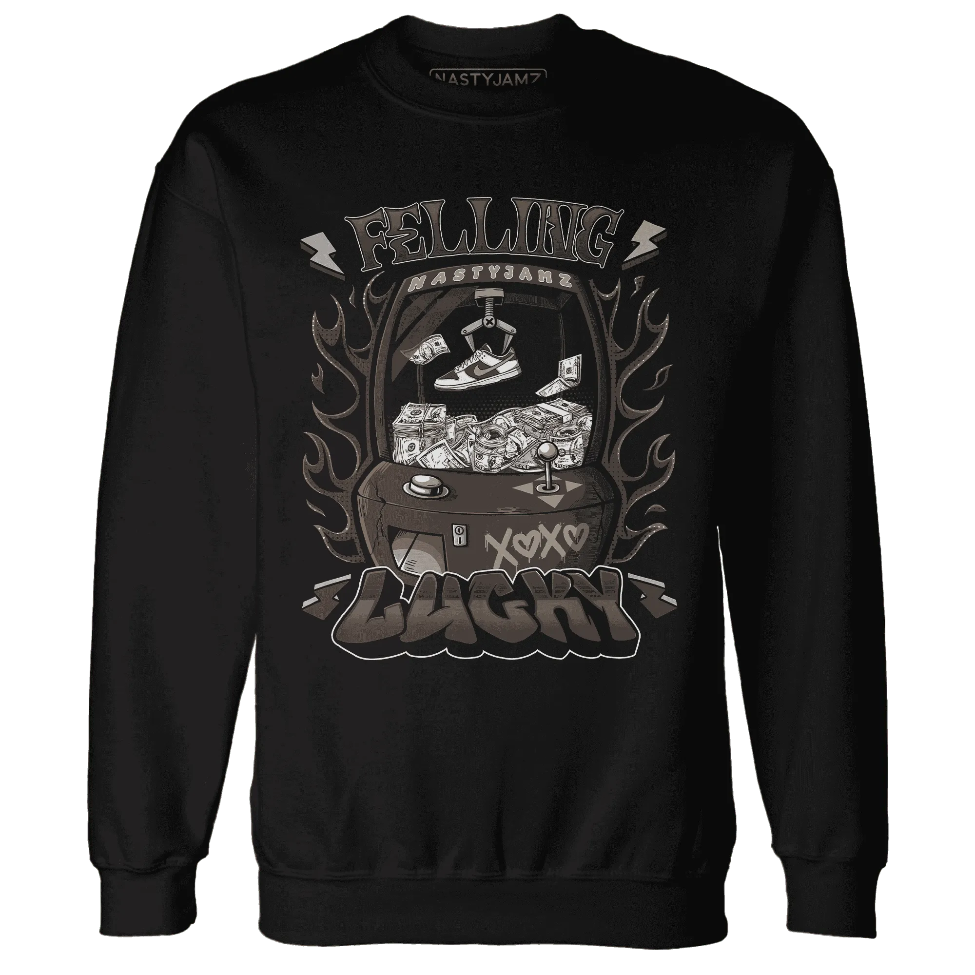 Dunk-Low-Baroque-Brown-Sweatshirt-Match-Feeling-Lucky