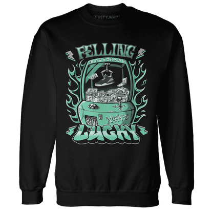 Green-Glow-3s-Sweatshirt-Match-Feeling-Lucky