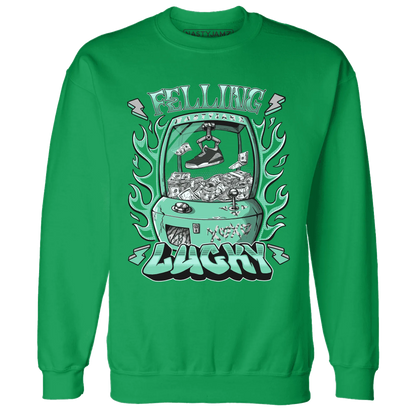 Green-Glow-3s-Sweatshirt-Match-Feeling-Lucky