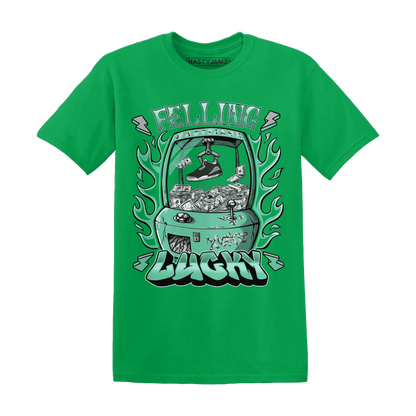 Green-Glow-3s-T-Shirt-Match-Feeling-Lucky