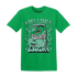 Green-Glow-3s-T-Shirt-Match-Feeling-Lucky