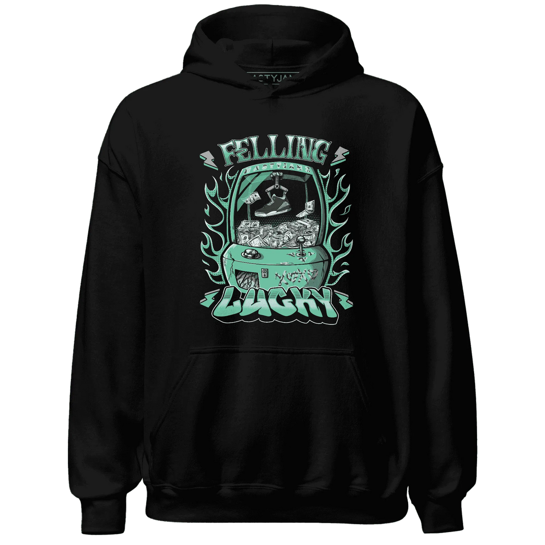 Green-Glow-3s-Hoodie-Match-Feeling-Lucky
