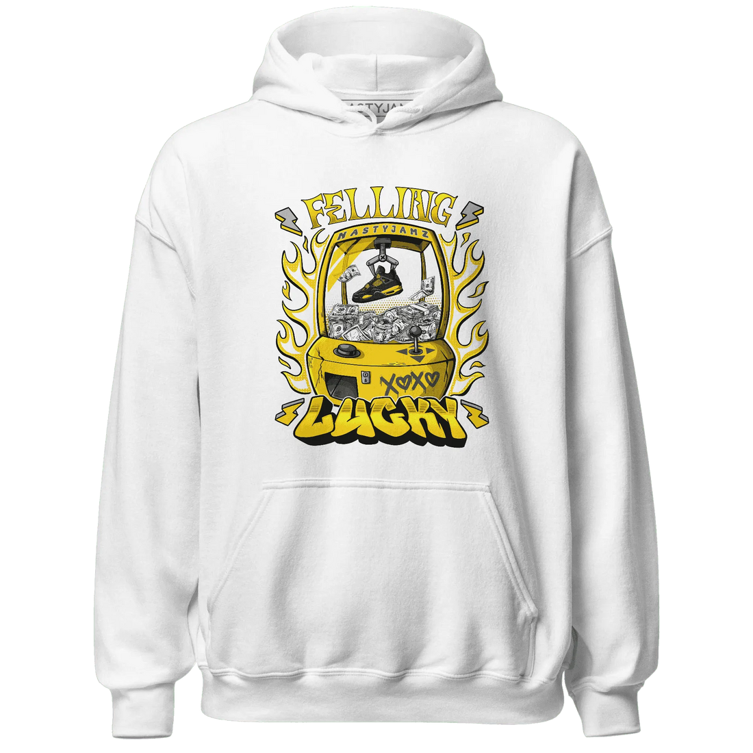 Thunder-4s-Hoodie-Match-Feeling-Lucky