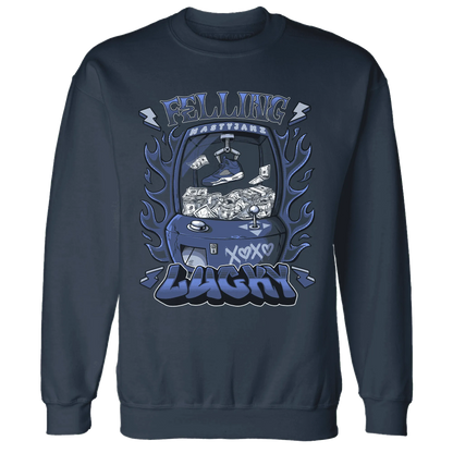 Midnight-Navy-5s-Sweatshirt-Match-Feeling-Lucky