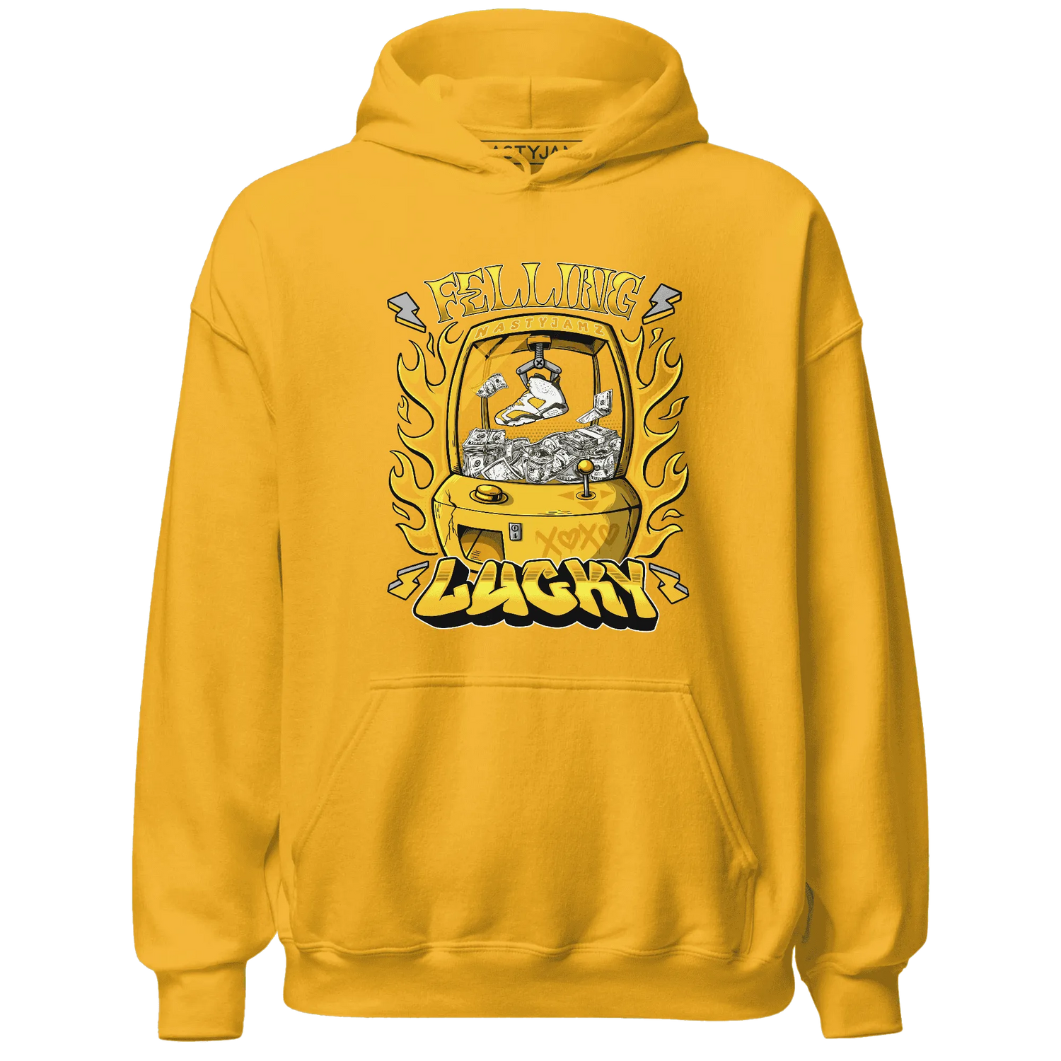 Yellow-Ochre-6s-Hoodie-Match-Feeling-Lucky