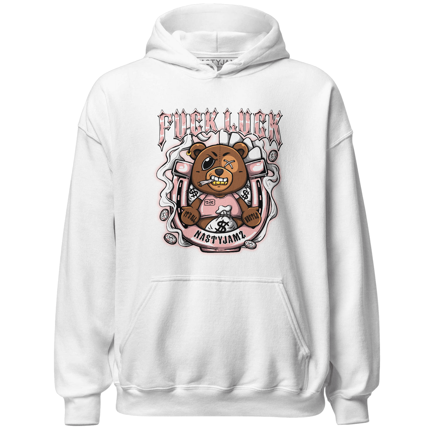 Low Legend Pink 11s Hoodie Match F Luck BER - NastyJamz
