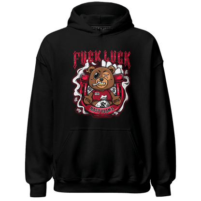 Retro Red Taxi 12s Hoodie Match F Luck BER - NastyJamz