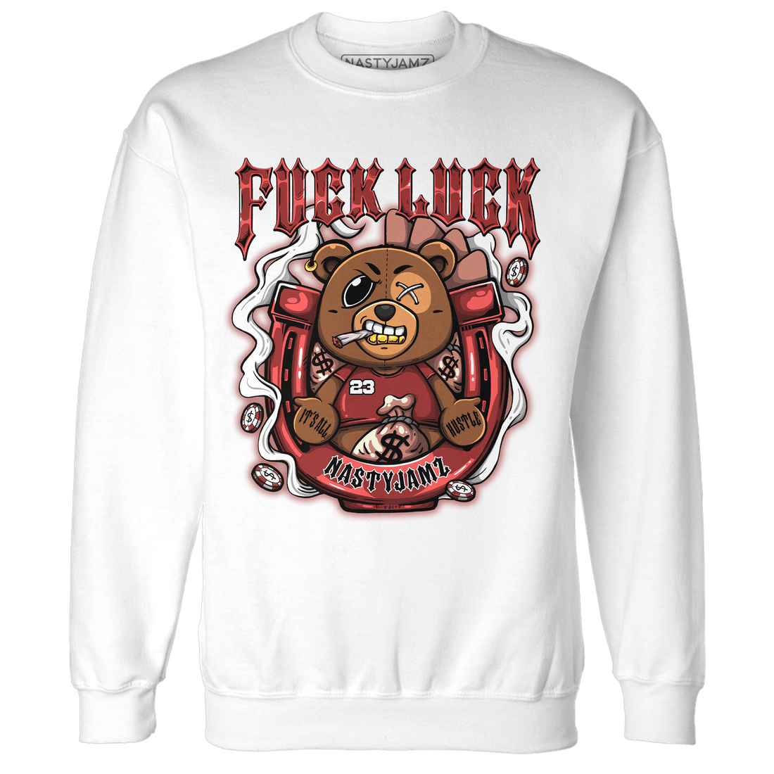 Dune Red 13s Sweatshirt Match F Luck BER - NastyJamz