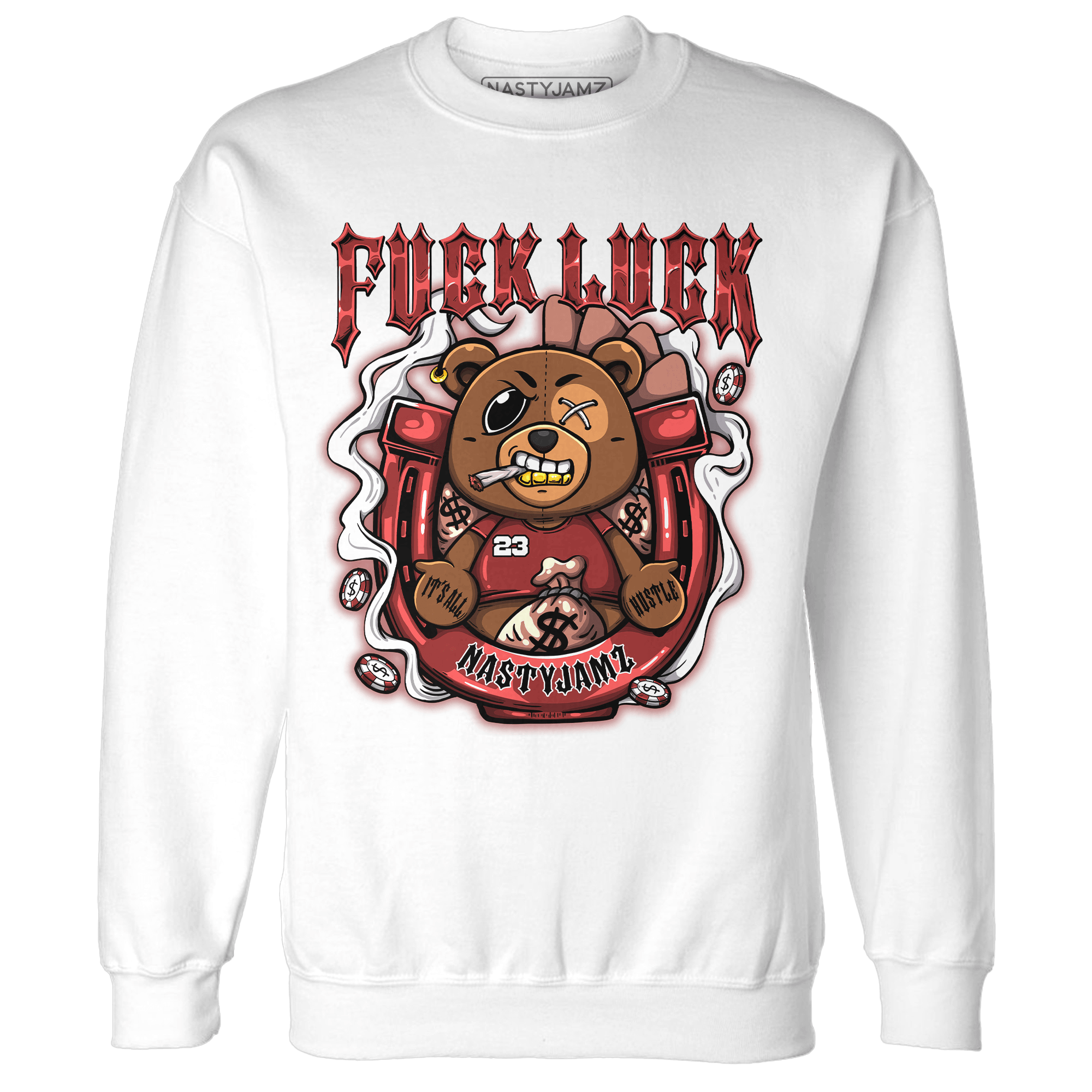 Dune Red 13s Sweatshirt Match F Luck BER - NastyJamz