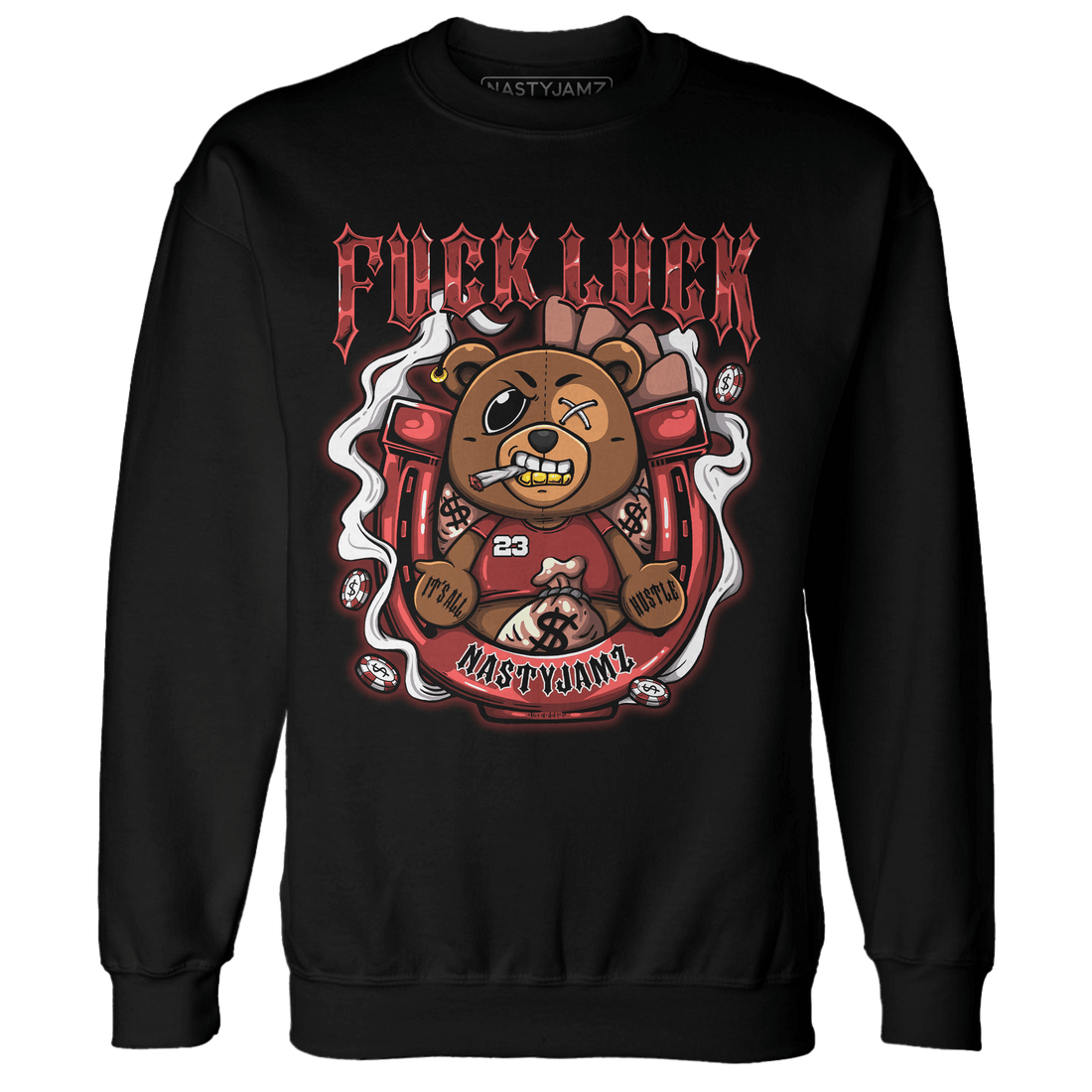 Dune Red 13s Sweatshirt Match F Luck BER - NastyJamz