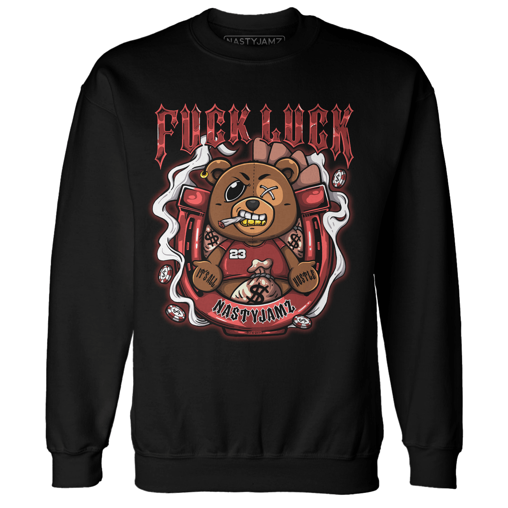 Dune Red 13s Sweatshirt Match F Luck BER - NastyJamz