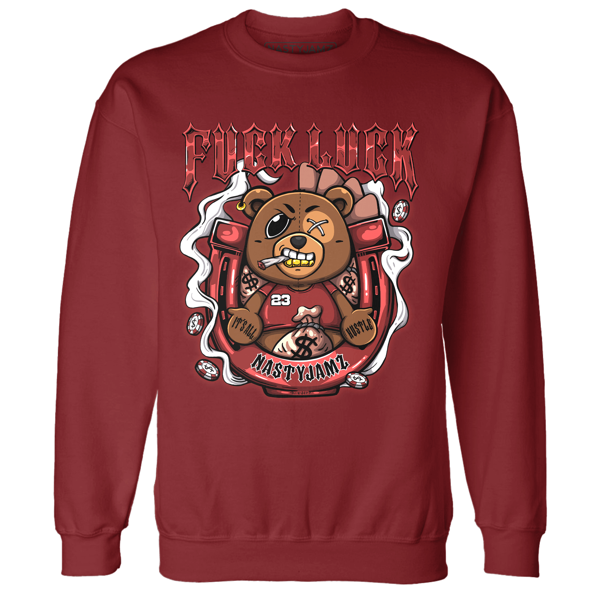 Dune Red 13s Sweatshirt Match F Luck BER - NastyJamz