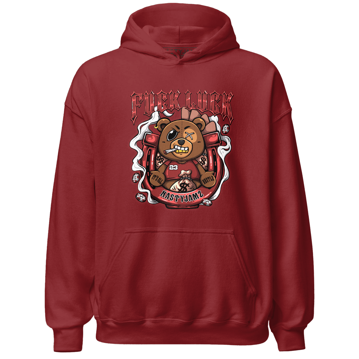 Dune Red 13s Hoodie Match F Luck BER - NastyJamz