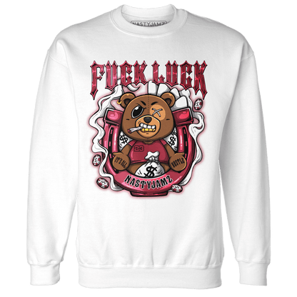 High 85 Metallic Burgundy 1s Sweatshirt Match F Luck BER - NastyJamz