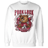 High 85 Metallic Burgundy 1s Sweatshirt Match F Luck BER - NastyJamz