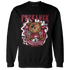 High 85 Metallic Burgundy 1s Sweatshirt Match F Luck BER - NastyJamz