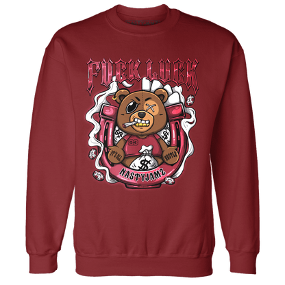 High 85 Metallic Burgundy 1s Sweatshirt Match F Luck BER - NastyJamz