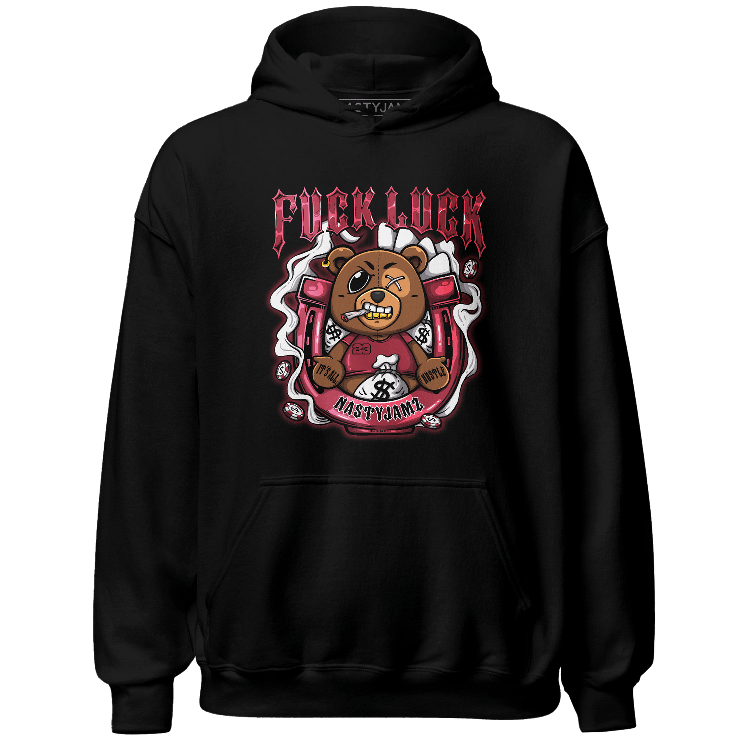 High 85 Metallic Burgundy 1s Hoodie Match F Luck BER - NastyJamz