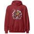 High 85 Metallic Burgundy 1s Hoodie Match F Luck BER - NastyJamz