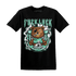 High OG Green Glow 1s T Shirt Match F Luck BER - NastyJamz