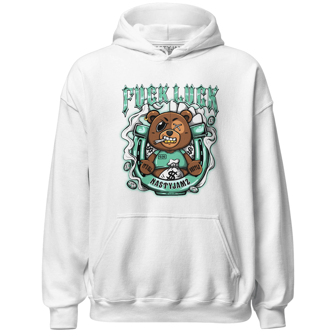 High OG Green Glow 1s Hoodie Match F Luck BER - NastyJamz