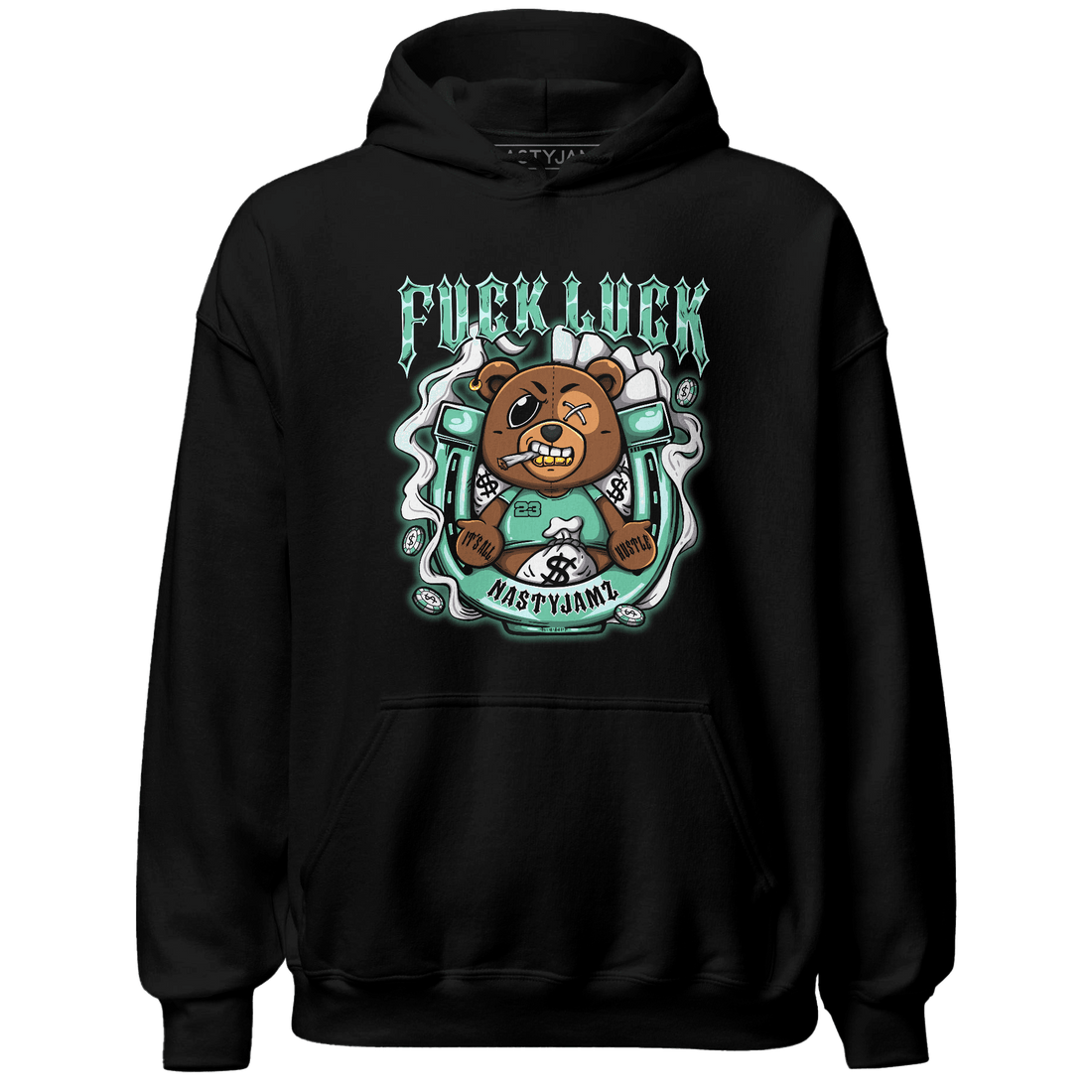High OG Green Glow 1s Hoodie Match F Luck BER - NastyJamz