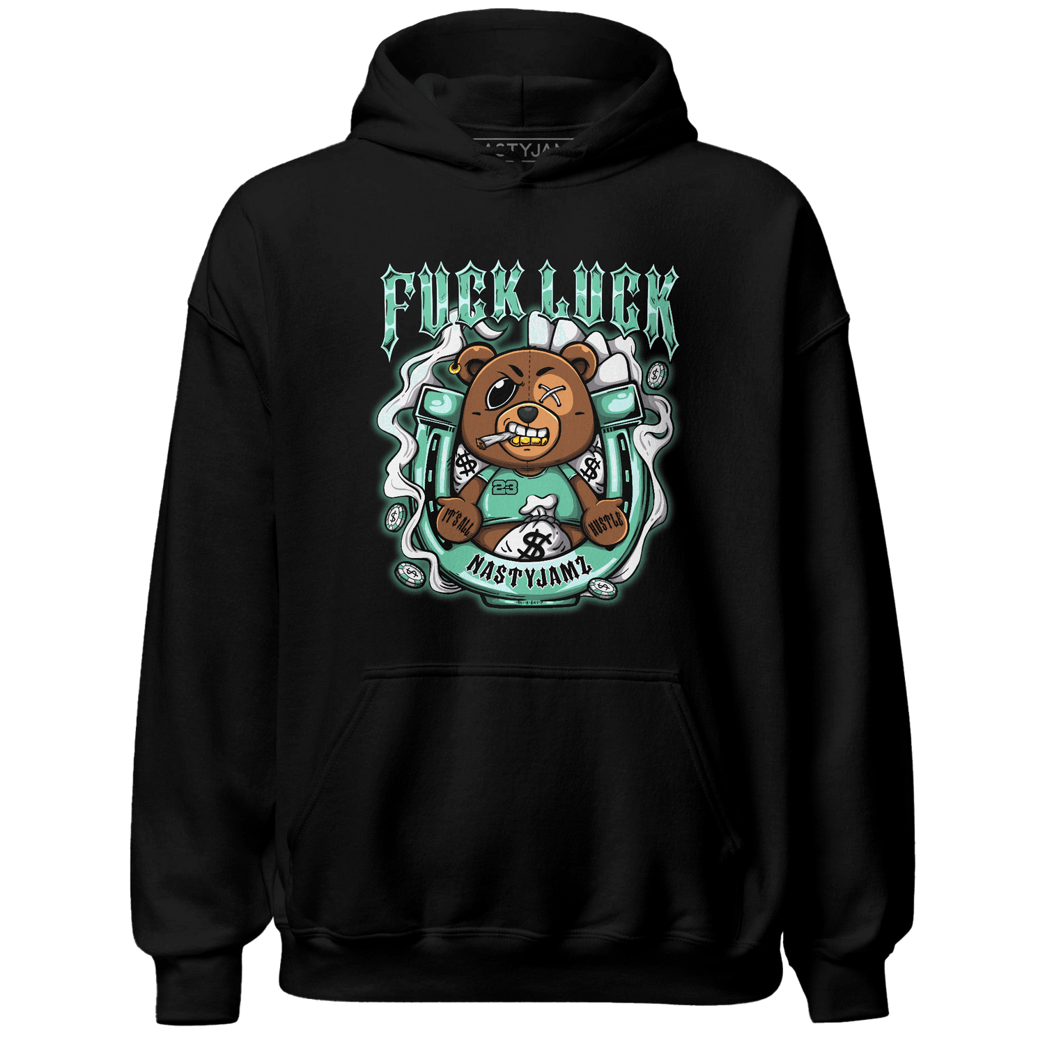 High OG Green Glow 1s Hoodie Match F Luck BER - NastyJamz