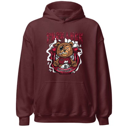 High White Team Red 1s Hoodie Match F Luck BER - NastyJamz