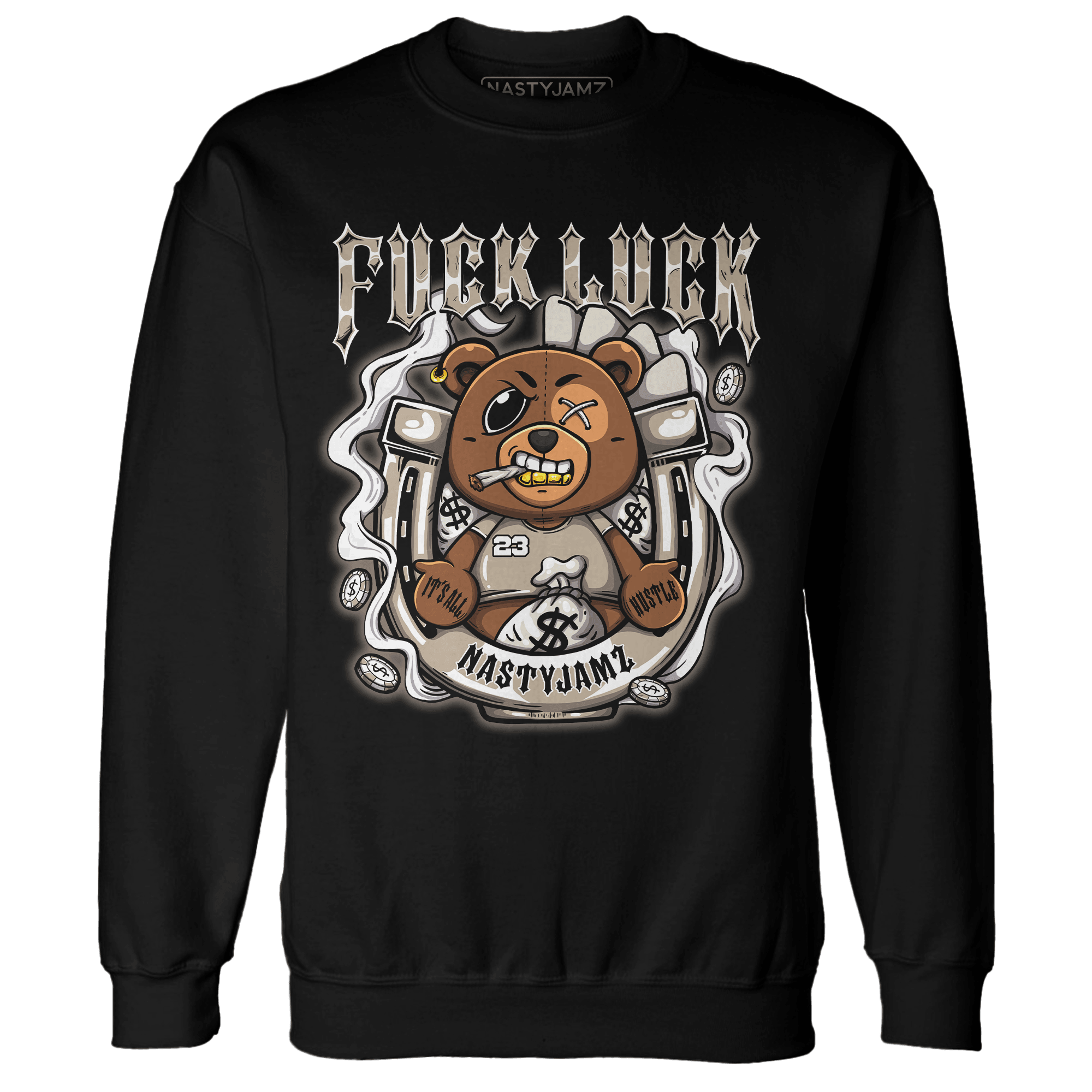 Latte 1s Sweatshirt Match F Luck BER - NastyJamz