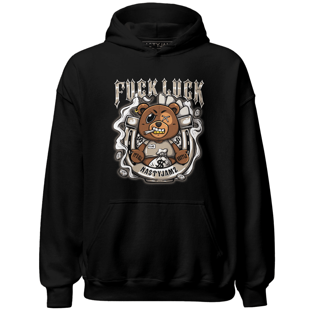 Latte 1s Hoodie Match F Luck BER - NastyJamz