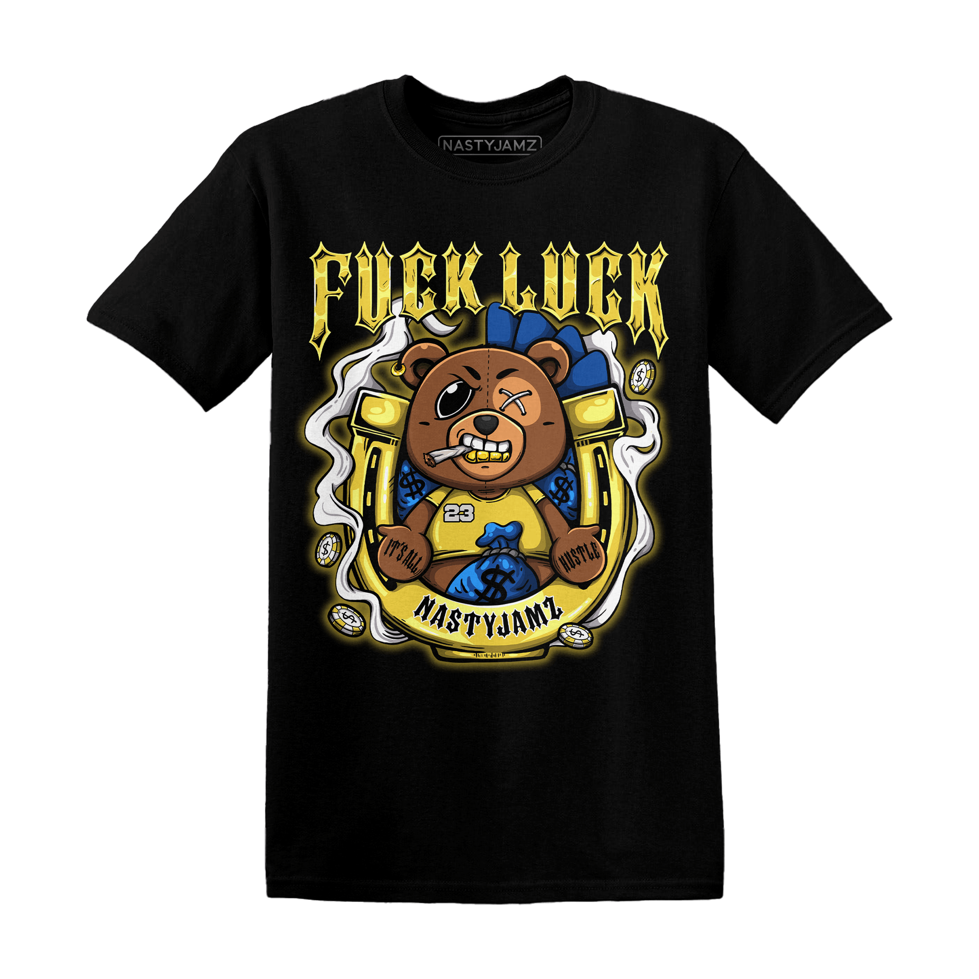 AJ 1 Low OG Canary TVSC T Shirt Match F Luck BER - NastyJamz