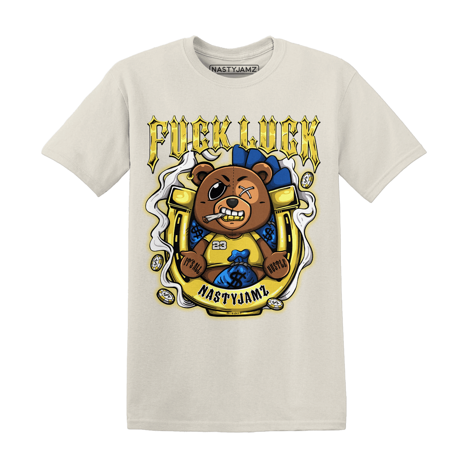 AJ 1 Low OG Canary TVSC T Shirt Match F Luck BER - NastyJamz