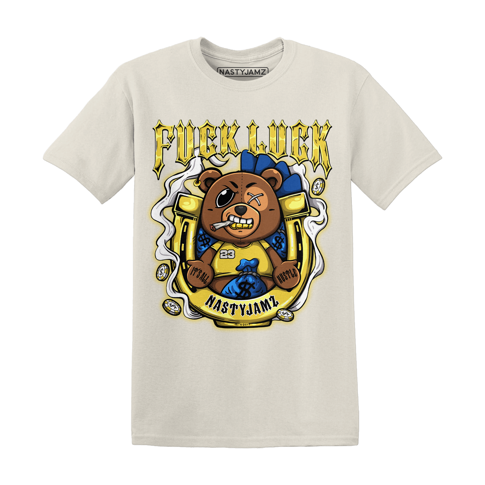 AJ 1 Low OG Canary TVSC T Shirt Match F Luck BER - NastyJamz