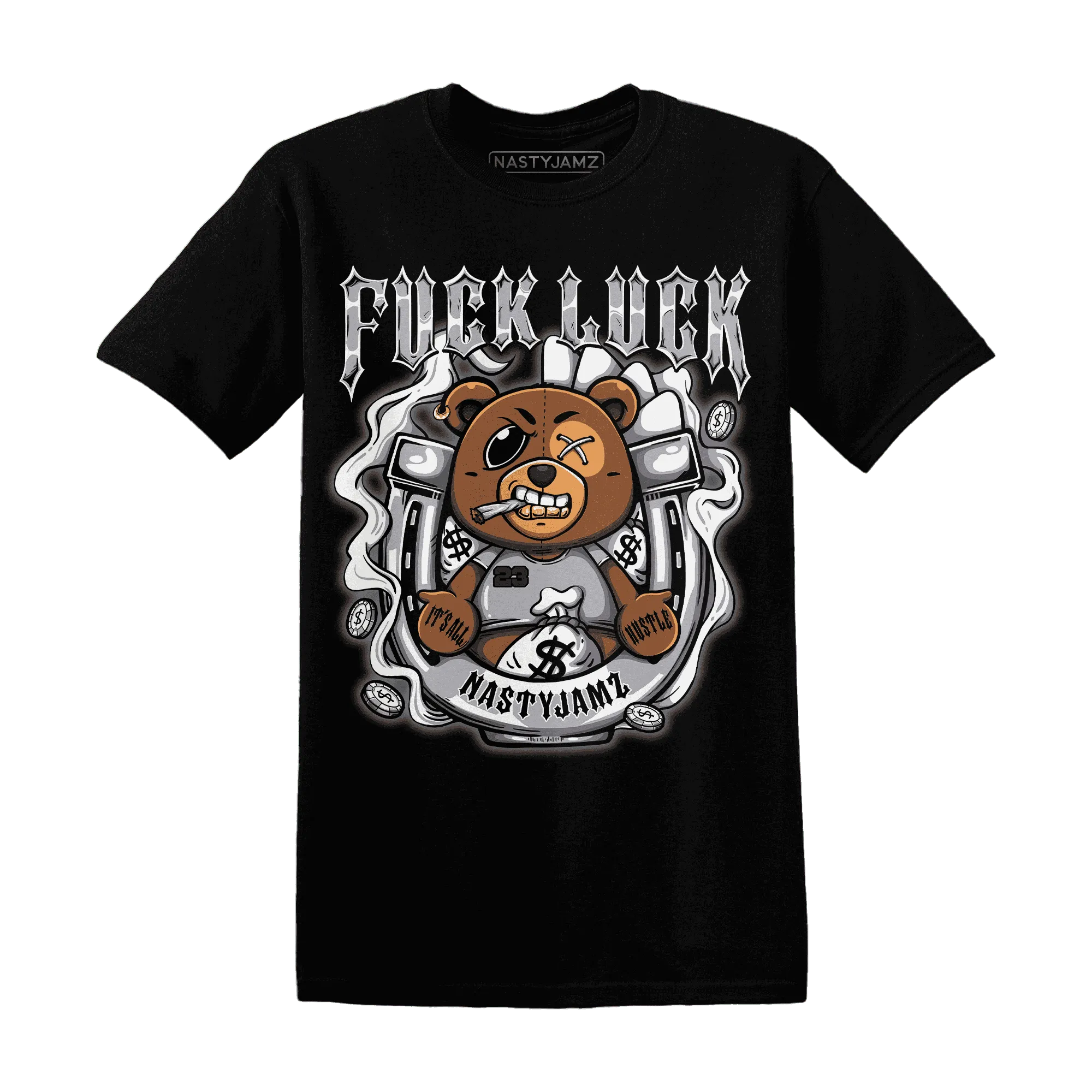 Wolf-Grey-1s-T-Shirt-Match-Fuck-Luck-BER