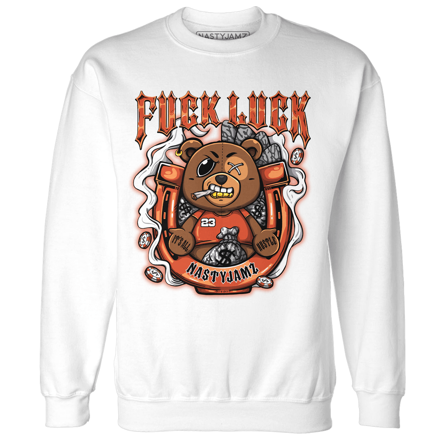 Georgia Peach 3s Sweatshirt Match F Luck BER - NastyJamz