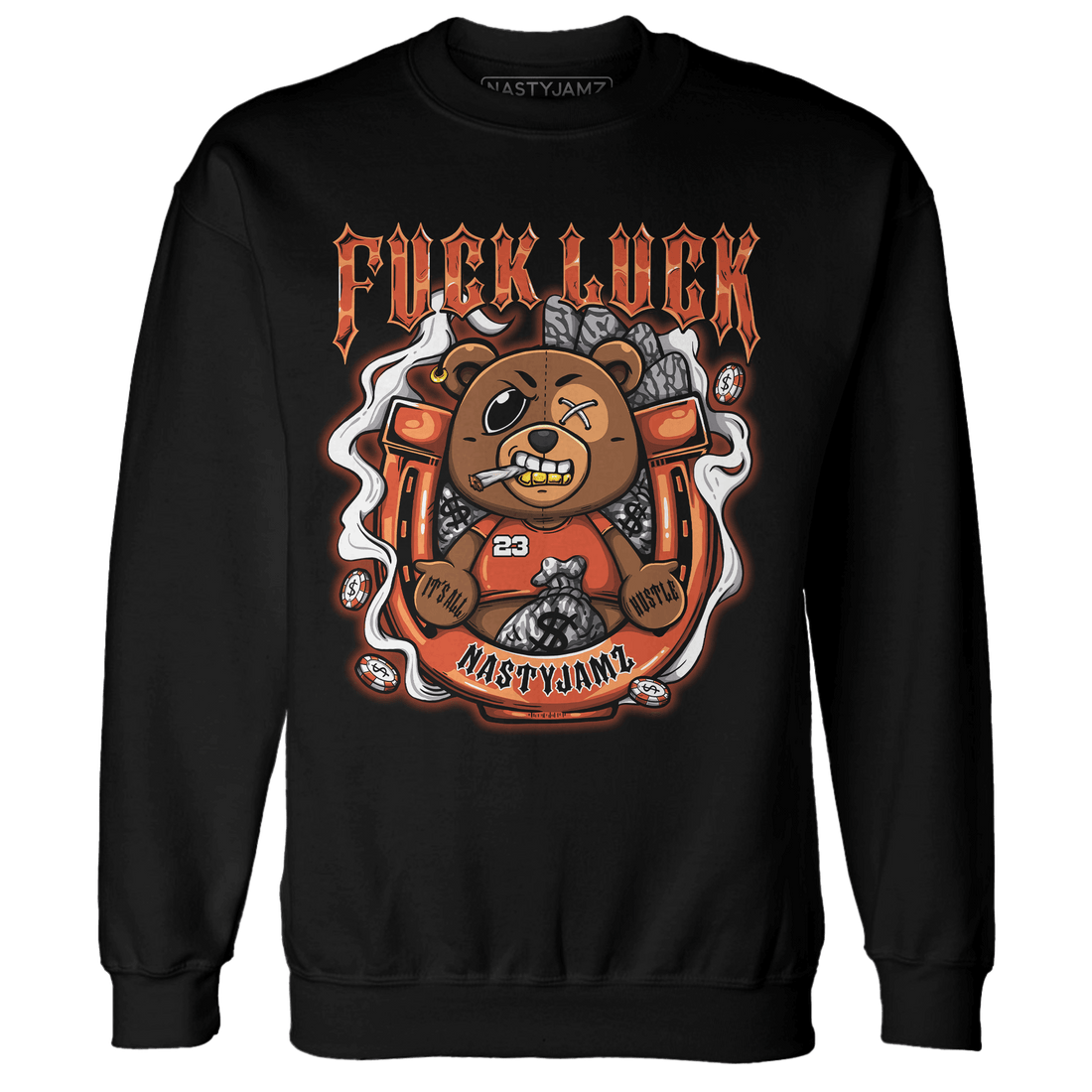 Georgia Peach 3s Sweatshirt Match F Luck BER - NastyJamz
