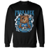 Industrial Blue 4s Sweatshirt Match F Luck BER - NastyJamz