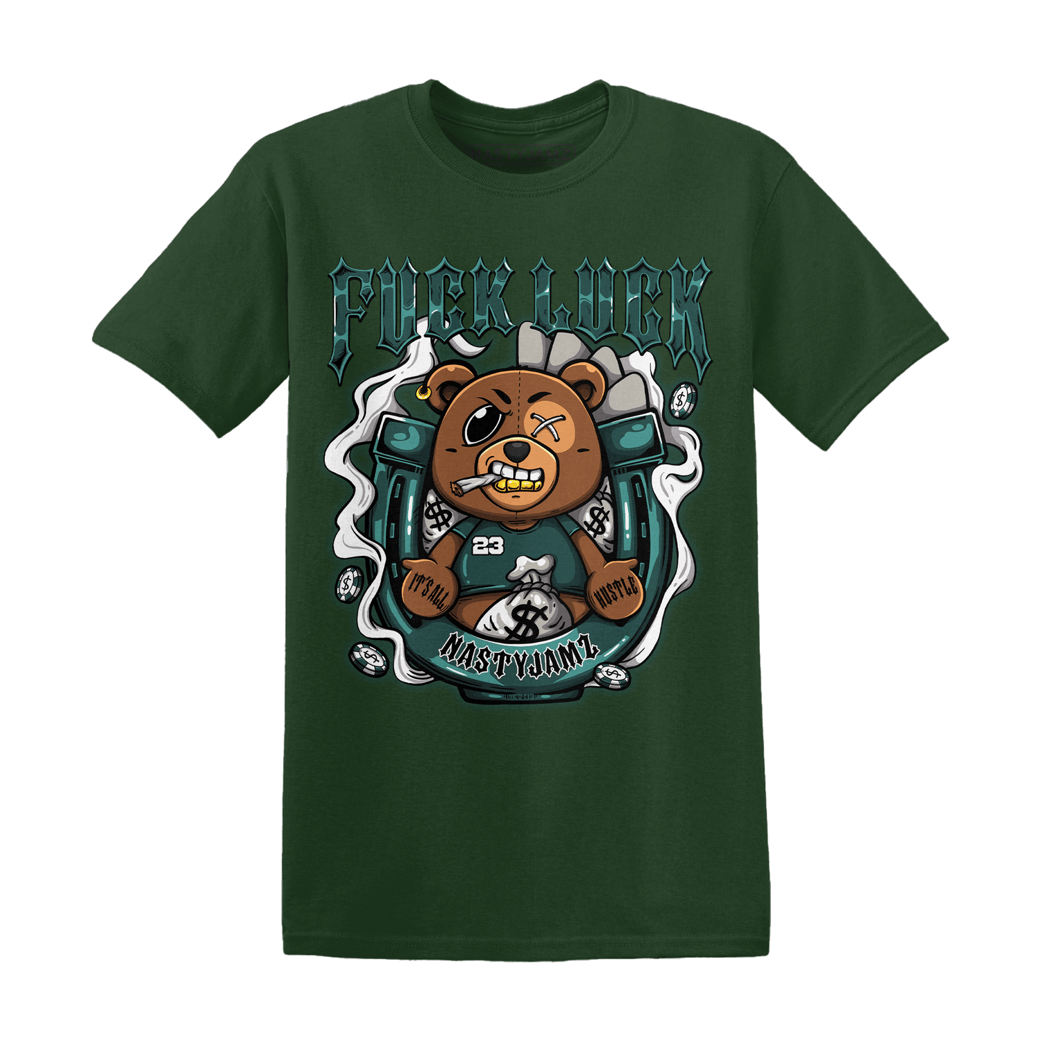 Oxidized Green 4s T Shirt Match F Luck BER - NastyJamz