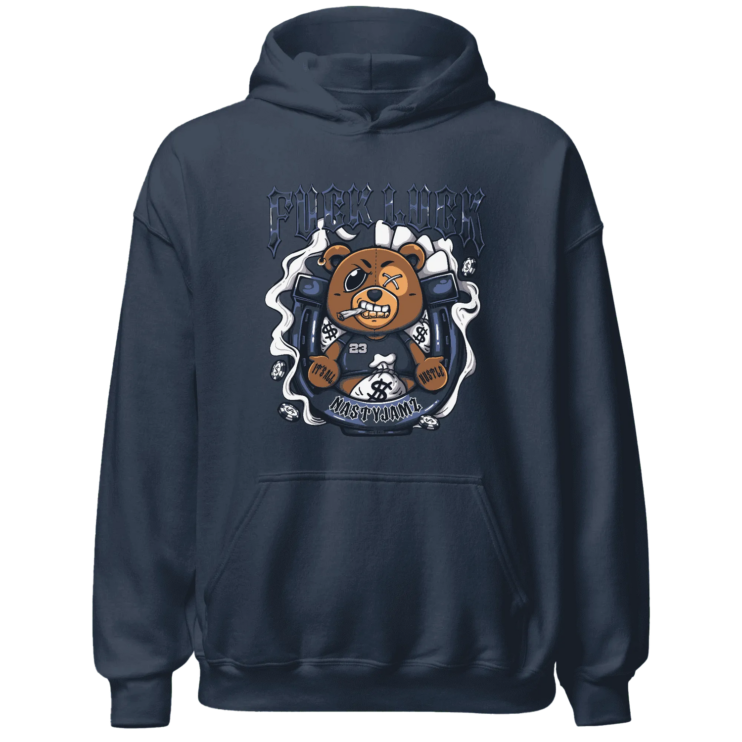 White-Navy-6s-Hoodie-Match-Fuck-Luck-BER