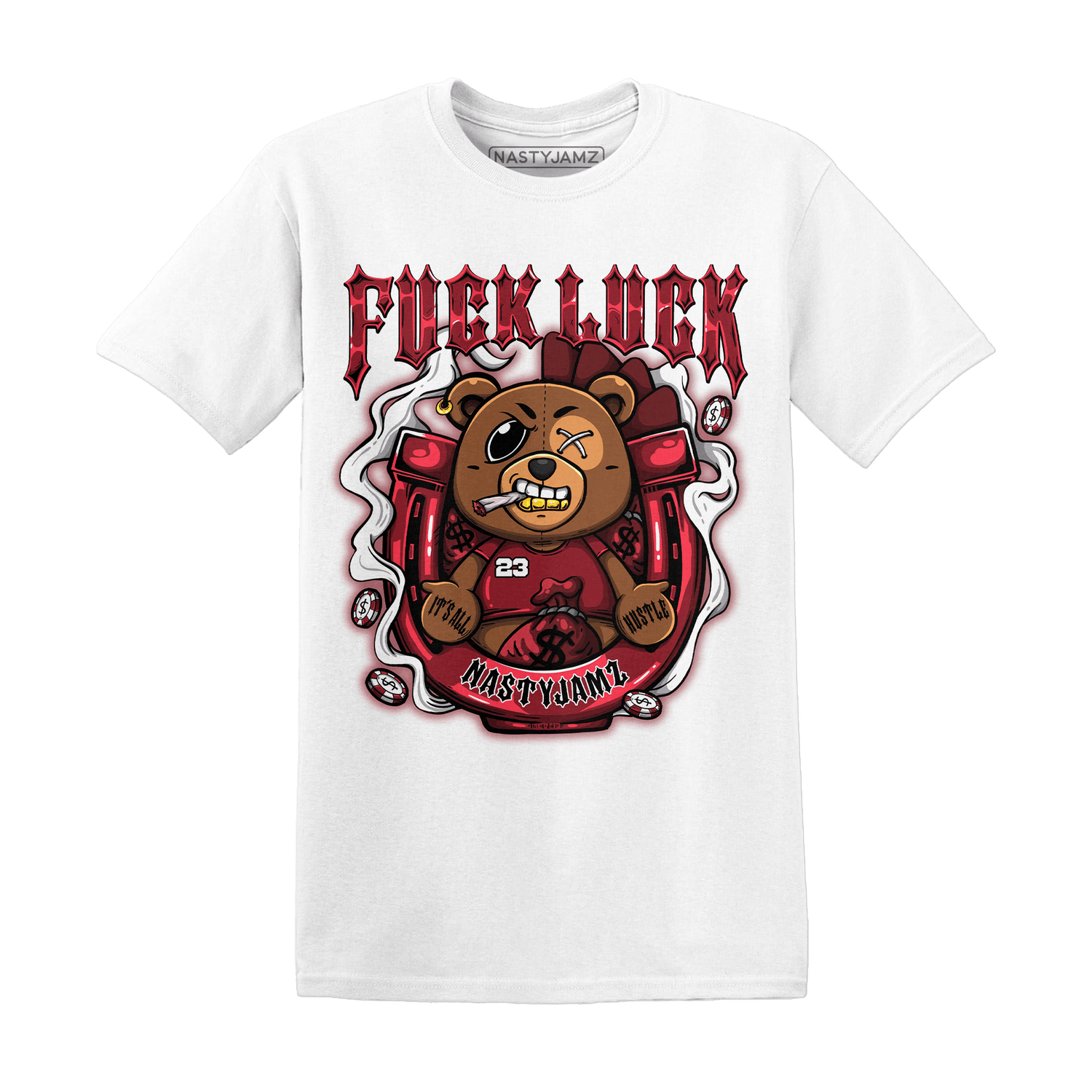 Cherry 12s T Shirt Match F Luck BER - NastyJamz
