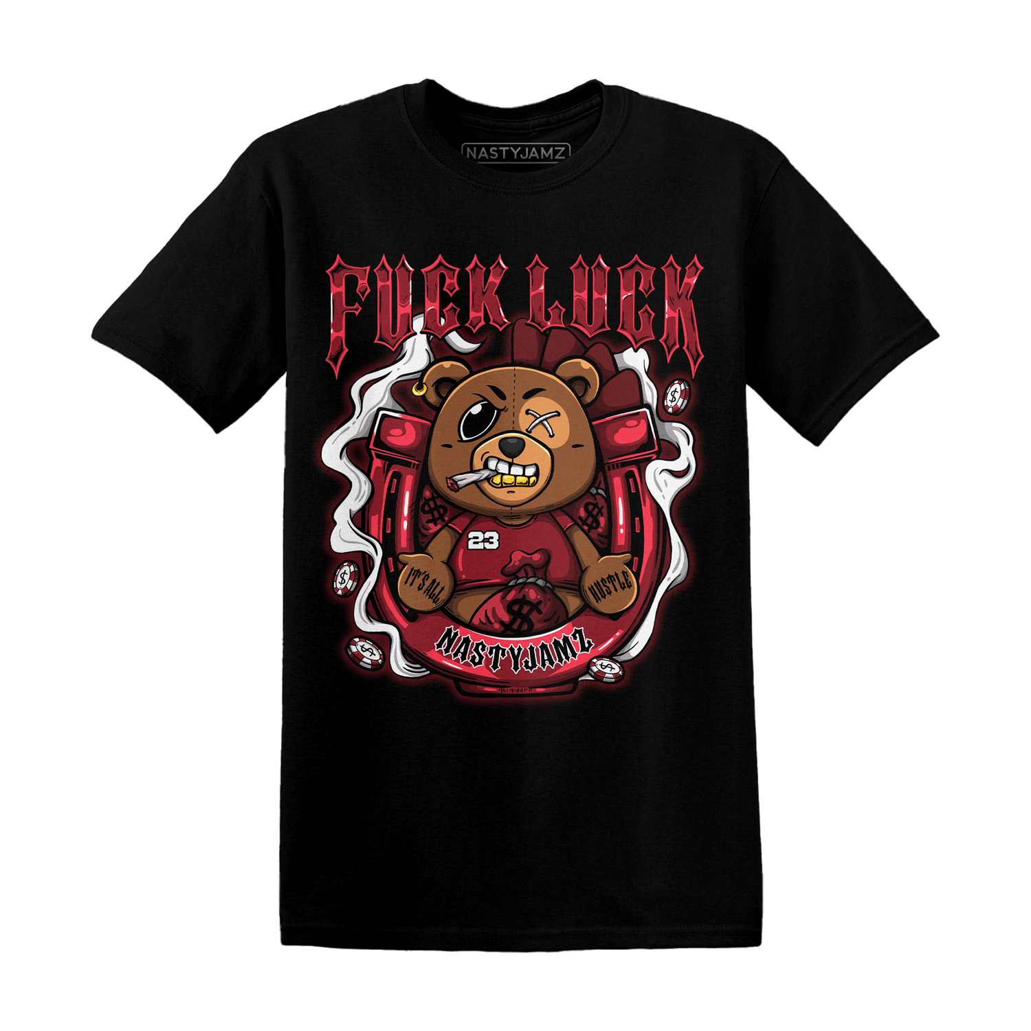 Cherry 12s T Shirt Match F Luck BER - NastyJamz