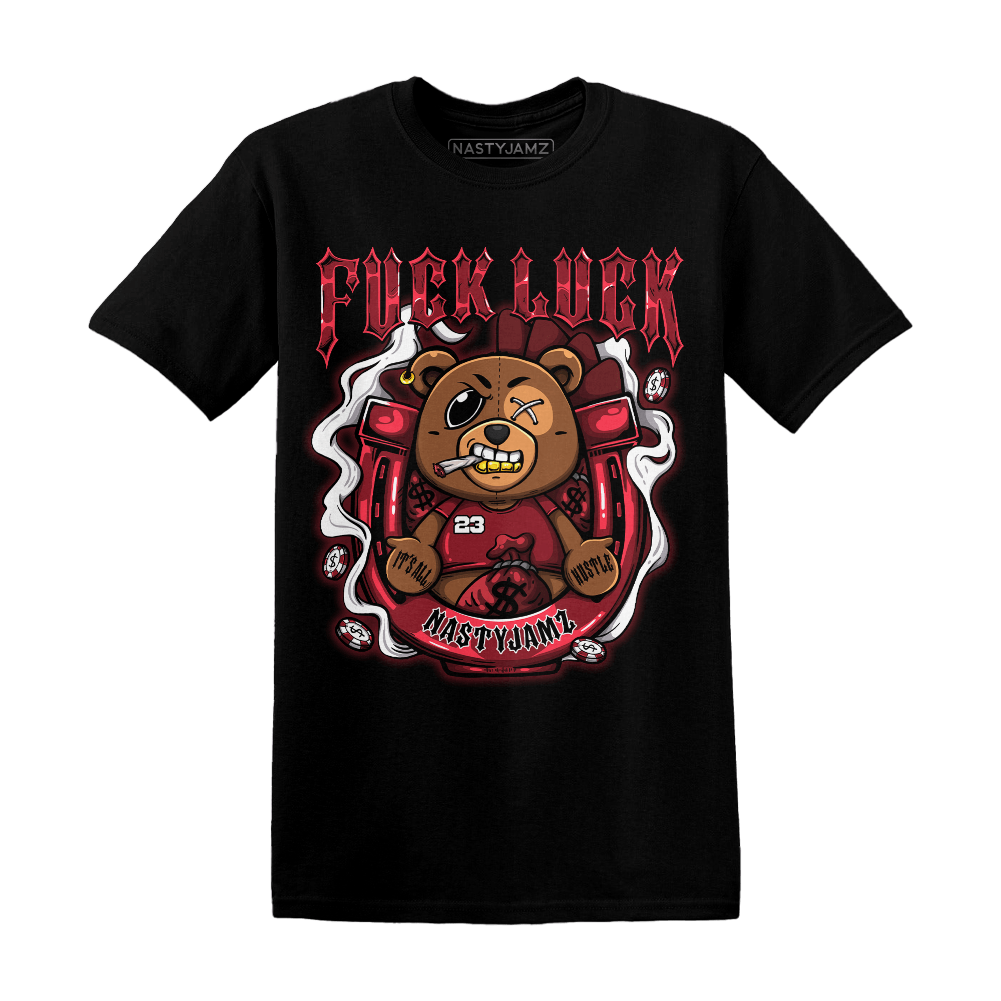 Cherry 12s T Shirt Match F Luck BER - NastyJamz