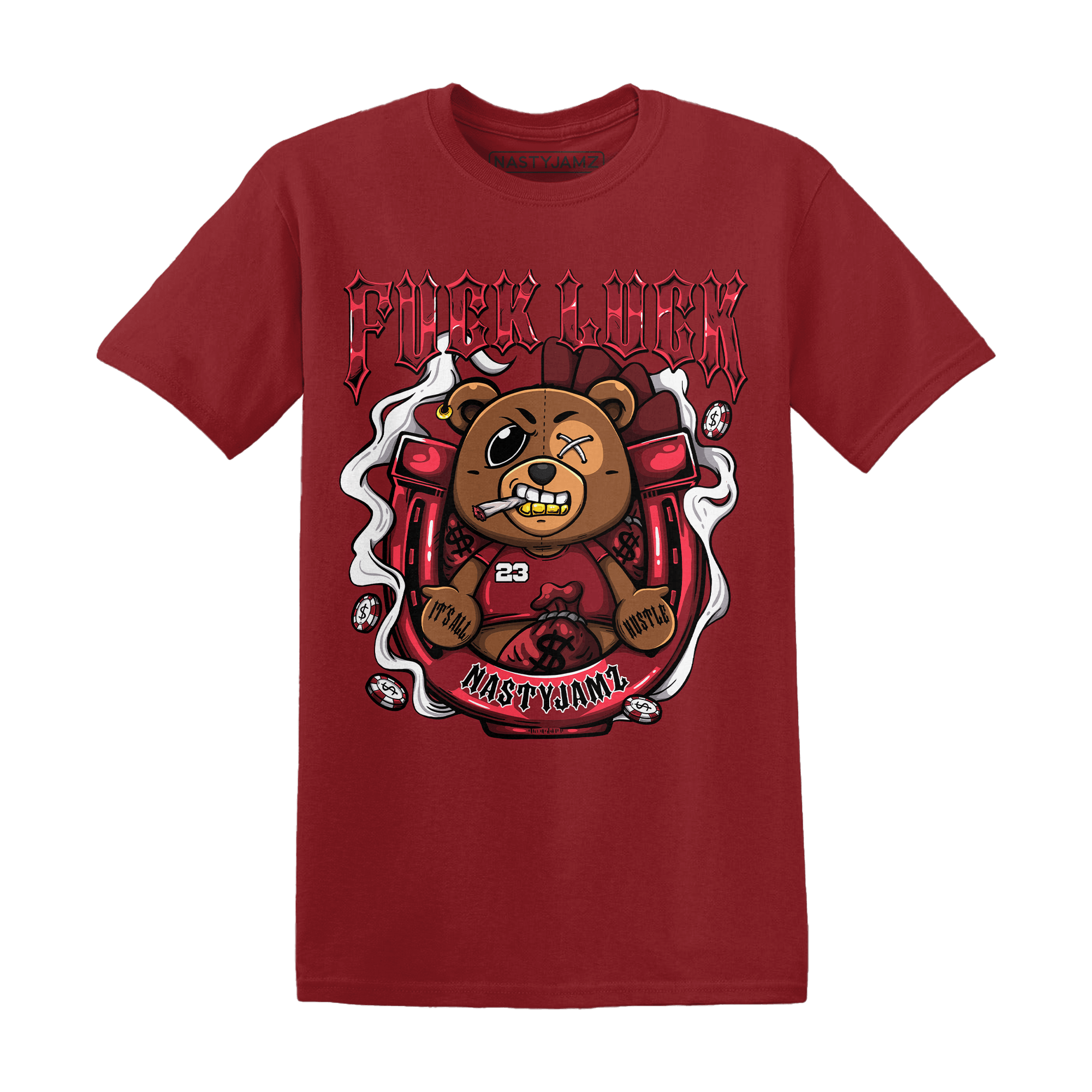 Cherry 12s T Shirt Match F Luck BER - NastyJamz