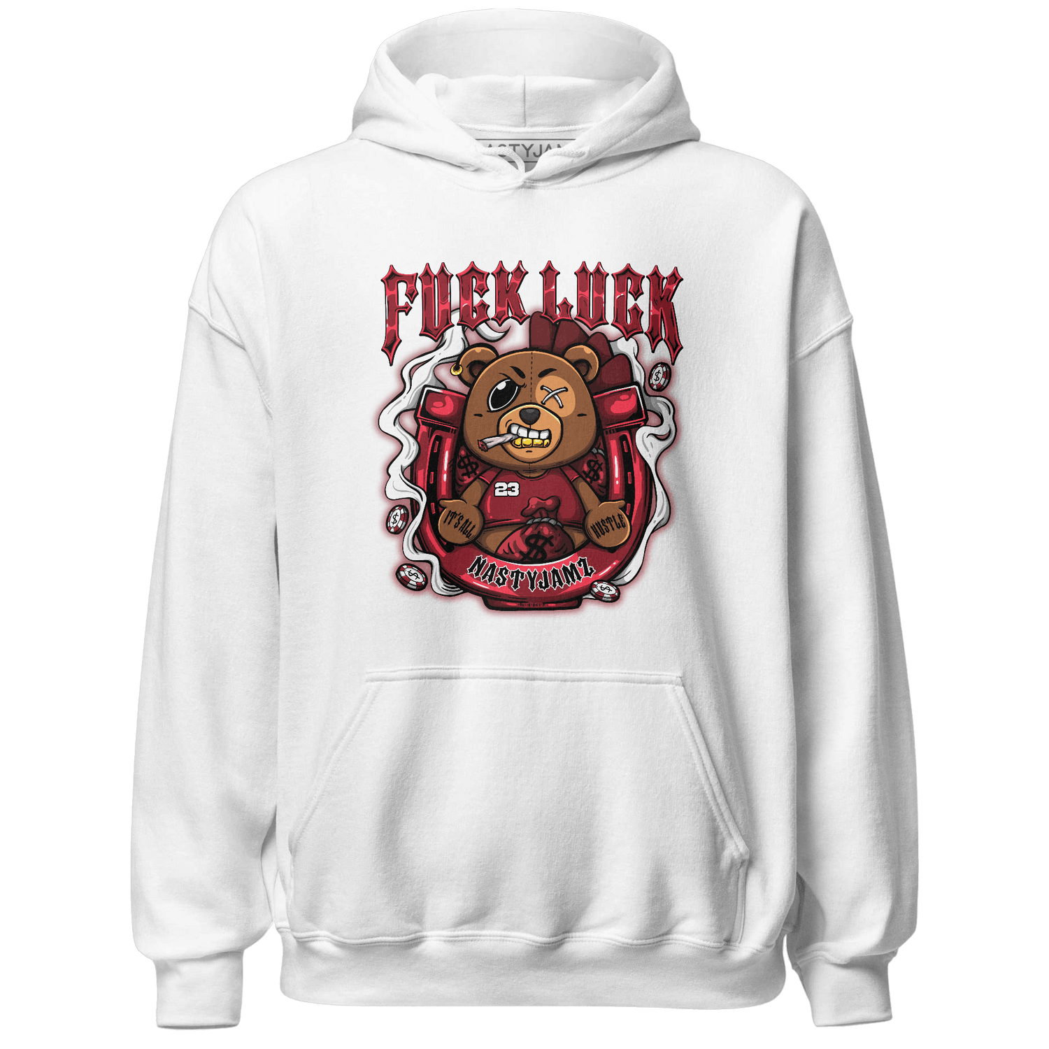 Cherry 12s Hoodie Match F Luck BER - NastyJamz