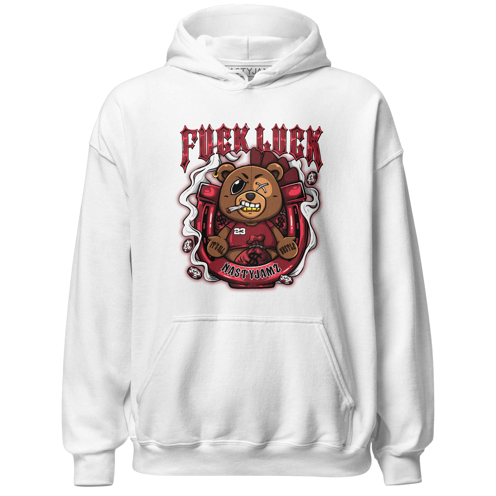 Cherry 12s Hoodie Match F Luck BER - NastyJamz