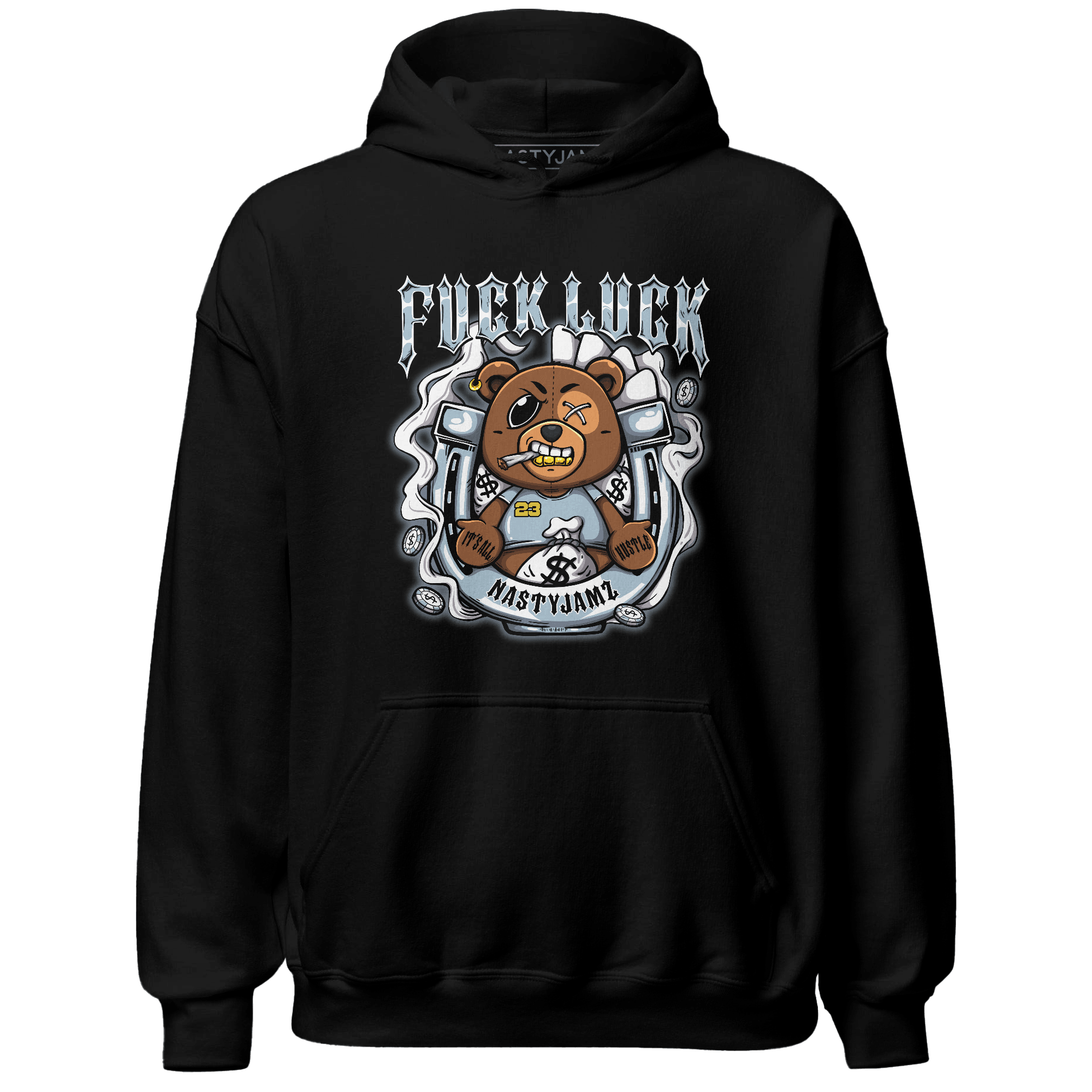 Blue Grey 13s Hoodie Match F Luck BER - NastyJamz