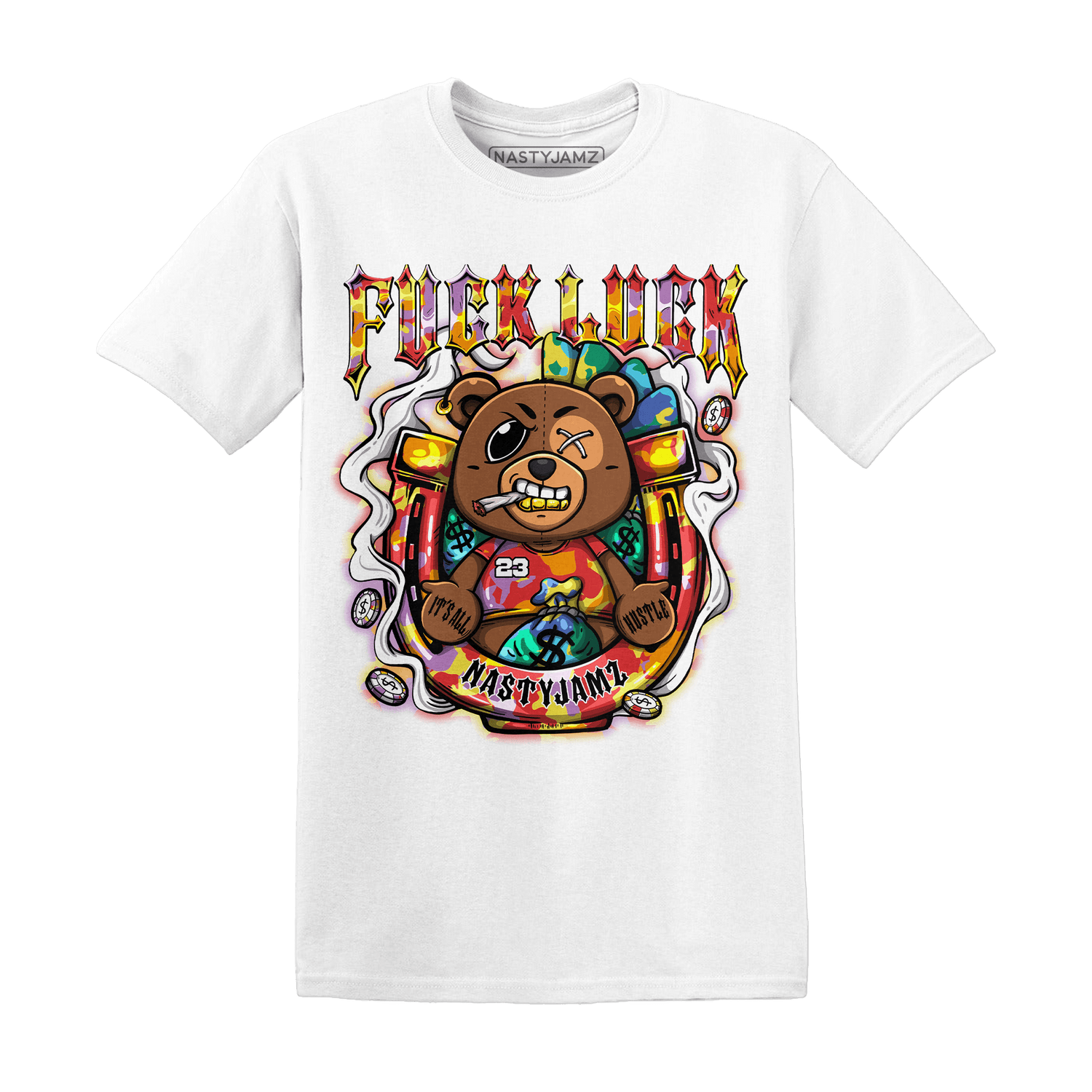 Mid GS Six Championships 1s T Shirt Match F Luck BER - NastyJamz